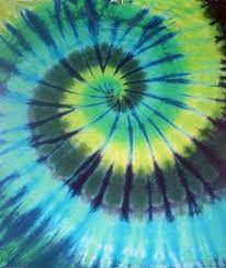 Blue Green Swirl Tie Dye Hoodie Dyemasters