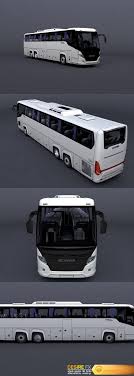 Desire Fx Scania Touring Bus 3d Model Touring Bus Bus Coach