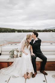 Chris And Amanda A Romantic And Elegant Wedding In Whitefish Montana Montana Wedding Photographer Lake Wedding Photos Montana Wedding Photographer Boat Wedding Dress