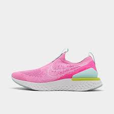 It provides a soft yet responsive ride mile after mile. Nike Women S Epic Phantom React Flyknit Running Shoes Psychic Pink White Laser Fuchsia