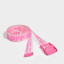 Off White Belt Pink Free Delivery Www Workscom Com Br