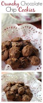 Crunchy Chocolate Chips Cookies Just Like Famous Amos Try This Easy And A Cookies Recipes Chocolate Chip Chocolate Chip Cookies Crunchy Chocolate Chip Cookies