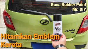 Maybe you would like to learn more about one of these? Hitamkan Emblem Chrome Plastidip Kereta Perodua Axia Youtube