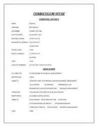 How to describe your experience on a cv to get any job you want. Format Of A Cv In South Africa The Right Resume Sample At The Right Time