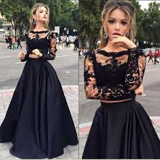 Formal Wedding Bridesmaid Long Evening Party Ball Prom Gown Cocktail Maxi Dr Prom Dresses With Sleeves Prom Dresses Long With Sleeves Two Piece Evening Dresses