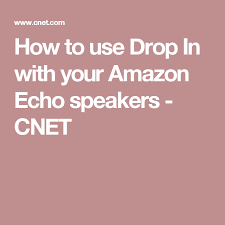 How To Use Alexa As An Intercom Echo Speaker Alexa Speaker Amazon Echo