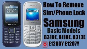 Samsung is one of the biggest brands in the mobile industry. How To Remove Phone Lock Samsung B310e B110e B313e E1200y E1207y Youtube