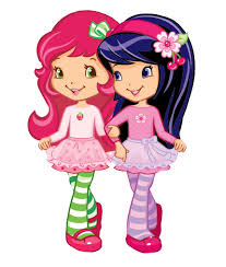 Strawberry Shortcake And Cherry Jam In Their Pretty Dance Dresses En 2020 Imagenes De Frutillita Muneca Tarta De Fresa Personajes De My Little Pony