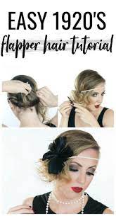 Easy And Fun 1920 S Flapper Hair Tutorial Flapper Hair 1920s Hair Tutorial Hair Tutorial