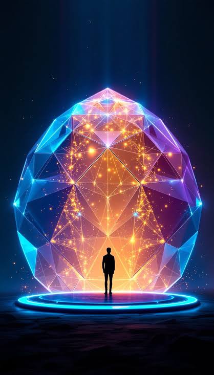 The ancient electromagnetic canyon shield of El Dorado roaring to life, do AI tạo