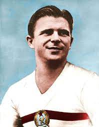 Ferenc Puskas Was A Hungarian Footballer And Manager Widely Regarded As One Of The Greatest Players Of All Time Ferenc Puskas Football Images Olympic Champion
