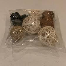 Rattan coffee tables and stools, cantaro planters, cozy hammocks, and more. Ikea Accents Ikea Torka Rattan Spear Wicker Decoration Balls Poshmark