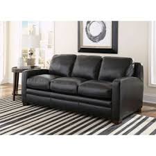 Dreamliner Top Grain Leather Queen Sleeper Sofa Leather Sofa Living Room Sofa Home Sofa Cumbed Design