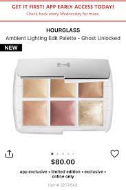 Right now it looks like the hourglass ambient lighting edit unlocked ghost is out of stock at sephora, but you can find it at nordstrom . Early Access Hourglass Ghost Unlocked Palette Available Now At Sephora During The Sale Via App Muaonthecheap Sephora Budget Beauty Hourglass