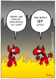 Holle Teufel Satan Hitze Feuer Lava Kinder Eltern Spiel Boden Ist Humor Humor Funny Und Funny Pictures