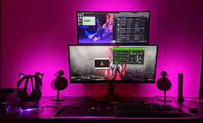 Gaming setup pc living room al on imgur video game ideas for small rooms keopwgm ps4 top battlestations reddit home decor cheap. Gaming Room Setup Ideas 26 Awesome Pc And Console Setups Hgg