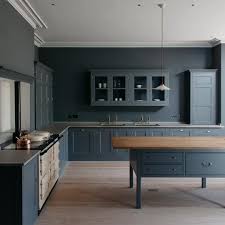 Plain English Design On Instagram Pebyemma The Importance Of Space Around Cupboards What We Leav Plain English Kitchen Dark Blue Kitchens Kitchen Interior