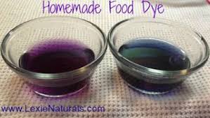 Homemade Purple Blue And Sea Green Food Coloring Diy Hair Dye Green Food Coloring Homemade Hair Dye
