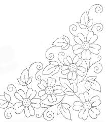 Download Or Print This Amazing Coloring Page Borders Flower Embroidery Or Redwork D Mexican Embroidery Designs Embroidery Flowers Pattern Mexican Embroidery