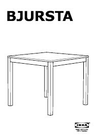 Madison county round adjustable height dining table (vintage white) jofran furniture. Bjursta Bar Table Brown Black Ikeapedia