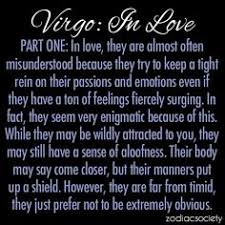 He doesn't see this as romantic. Imma Virgo