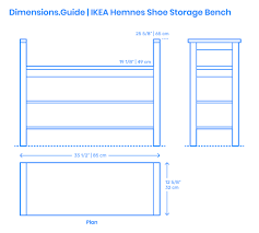 Ikea Hemnes Shoe Storage Bench Dimensions Drawings Dimensions Com