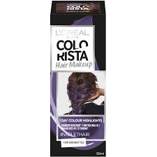 L'oreal paris feria hair color gel, deepest violet 9.3 oz. L Oreal Paris Colorista Hair Makeup For Brunettes 30 Ml Violethair