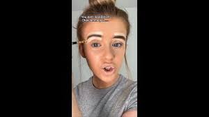 Viral parody of British women's makeup by schoolgirl