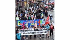 Mais que foutais tu dans le bas rhin,je sais que tu creuses au centre,mais que tu pèches si haut cela m'étonne.amitiés db. Social Fonction Publique Manifestations A Strasbourg Et Mulhouse Ce Jeudi