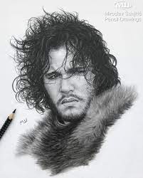 Work in progress jon snow, colored pencils, 8.5x11. Jon Snow Pencil Drawing By Miroslav Sunjkic The Pencil Maestro Gameofthrones Kitharington Jonsn Realistic Drawings Game Of Thrones Artwork Pencil Drawings