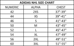 Adidas Hockey Jersey Sizing Chart Whatusersdo