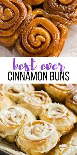 These Are The Best Cinnamon Buns You Ll Ever Make They Are Soft Fluffy Cinnamon Rolls And Have The Be Cinnamon Bun Recipe Cinnamon Buns Easy Dessert Recipes