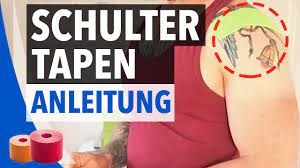 Schultergelenk Tapen Und Stabilisieren Kinesiologie Tape Anleitung Fur Schulter Youtube