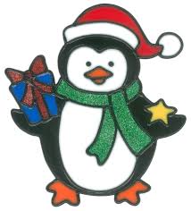 Ca 190 x 20 cm. Magicgel Fensterbilder Weihnachten Pinguin Mit Geschenk 15 X 17 Cm Fensterdeko Fur Das Basteln Mit Kindern