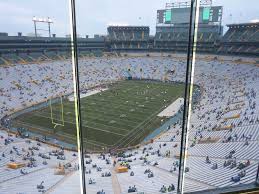 Lambeau Field View From Indoor Club 674 Vivid Seats