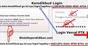 Cara verval dokumen guru atau verval data arsip ptk pdsp kemdikbud untuk paud panduan verval data ptk atau guru ini menjadikan kewajiban baru bagi si pengentri data yaitu operator sekolah dilaman verval ptk milik pdsp kemdikbud. Cara Mudah Login Di Vervalptk Data Kemdikbud Go Id Website Pendidikan