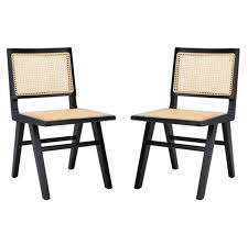 Set Of 2 Cane Dining Chairs Etsy In 2020 Cane Dining Chairs Side Chairs Rattan Dining Chairs