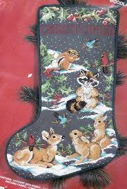 Stockings fill them with glee. Deer Cross Stitch Stocking Novocom Top
