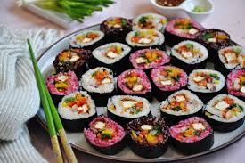 Spicy Tofu Veggie Sushi Naturally Nidhi