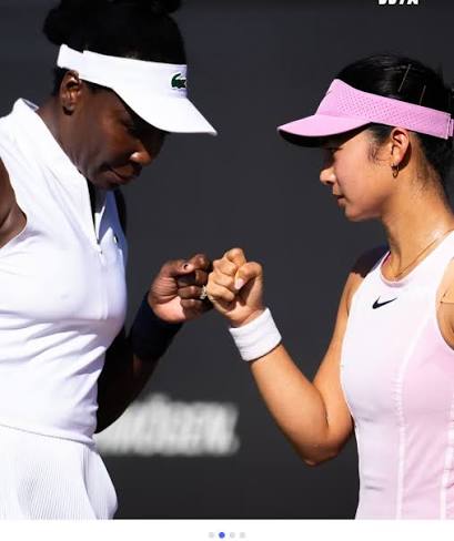 A special win. A special partnership. 😍 ☺️ Alexandra Eala and tennis  legend Venus Williams advanced to the doubles quarterfinals in Bad Homburg  after a fantastic victory together. For any young player,