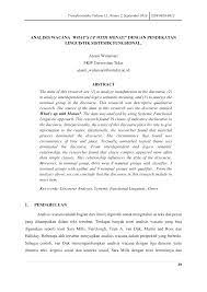 Contoh teks negosiasi di lingkungan keluarga. Https Media Neliti Com Media Publications 197181 Id Analisis Wacana Whats Up With Monas Deng Pdf