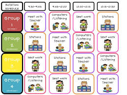 Literacy Center Rotations Schedule That I Understand