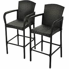 23.75sq white metal bar set. Gymax 2pcs Bar Stool Rattan Patio Furniture Set Dining High Counter Portable Chair Walmart Canada