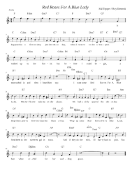 Check spelling or type a new query. Red Roses For A Blue Lady Sheet Music For Piano Solo Musescore Com
