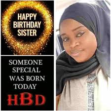 Wishing sister a happy birthday