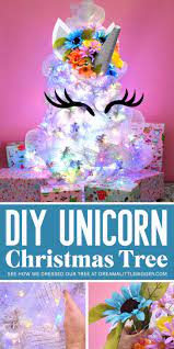 Dazzling star christmas tree toppers. Diy Unicorn Christmas Tree Dream A Little Bigger