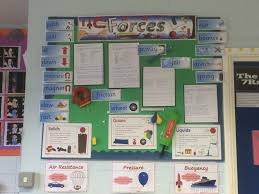 A Year 4 Science Display On Forces Science Display Classroom Displays Classroom Learning