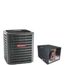 Packaged air conditioner up to 15 seer 2 to 5 tons. 2 Ton Goodman 14 Seer R410a Air Conditioner Condenser With 14 Tall Horizontal Cased Evaporator Coil National Air Warehouse