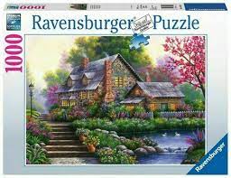 Check out our jigsaw puzzles 1000 ravensburger selection for the very best in unique or custom, handmade pieces from our jigsaw puzzles shops. Ravensburger Romantic Cottage Jigsaw Puzzle 1000 Piece 15184 For Sale Online Ebay