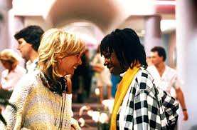 This movie was produced in 1986 by penny marshall director with whoopi goldberg, stephen collins and john wood. Dog S Barking Can T Fly Without Umbrella Why Jumpin Jack Flash Is An Eighties Classic